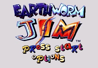 Earthworm Jim - Title Screen